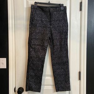 Banana Republic pants size 4 black and silver EUC!